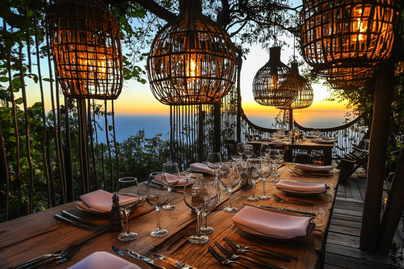 Dîner dans les airs : les expériences culinaires les plus originales.